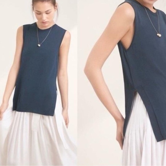 WILFRED Aritzia Palmier Knit Tunic Sweater Sz Small - Picture 1 of 9